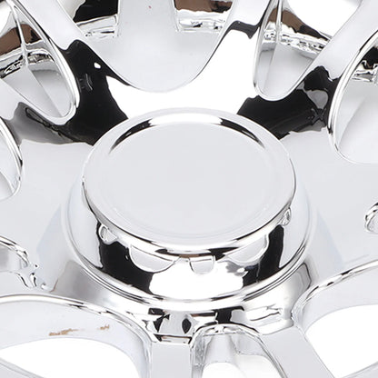Chrome Golf Cart Hub Caps, 8 in, Set of 4