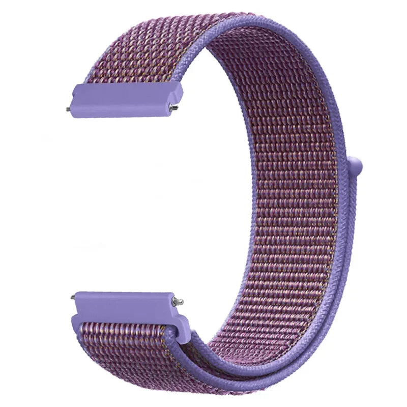 COROS Adjustable Nylon Loop Watch Band in Colors & Camo - Lilac