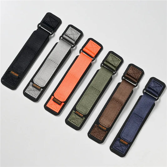 Hook-and-Loop Nylon Sport Band in all six colors