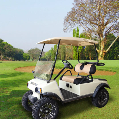 Golf Cart Seat Cover Set for Club Car, EZGO & Yamaha, Breathable Mesh