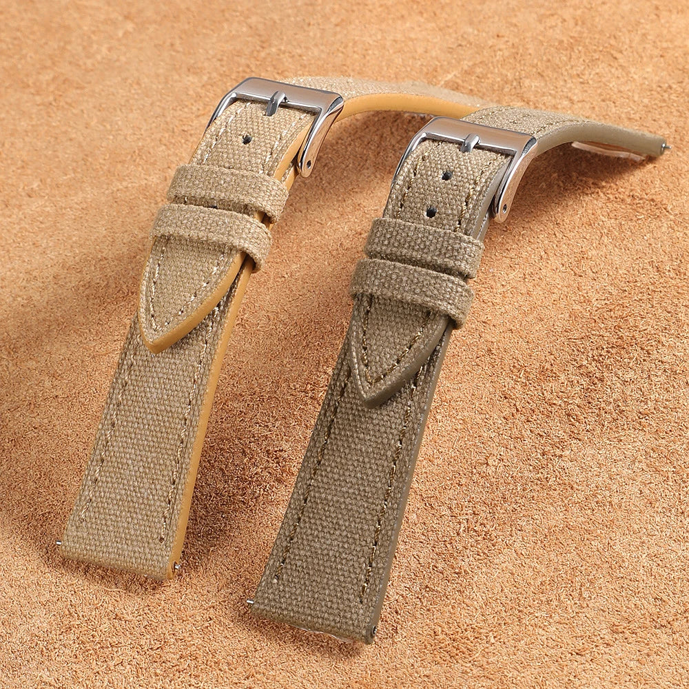 Garmin Slim Canvas Band in khaki
