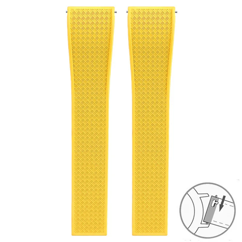 Garmin FKM Rubber Band — strap in yellow
