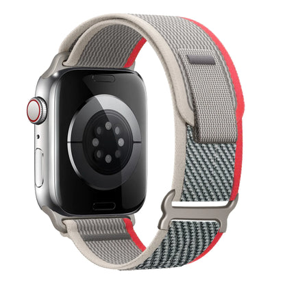Apple Watch with Trail Loop Nylon Strap, lightweight and breathable for comfort and durability in any activity.