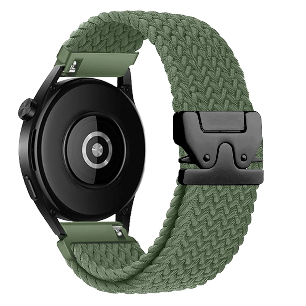 COROS Braided Nylon Watch Band with Parachute Clasp - Inverness Green