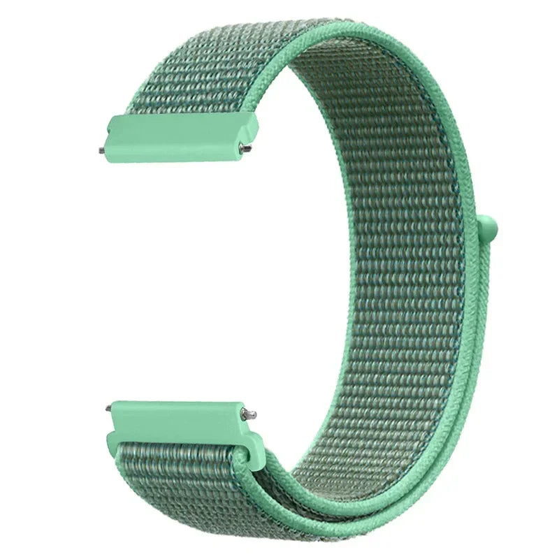 COROS Adjustable Nylon Loop Watch Band in Colors & Camo - Spearmint