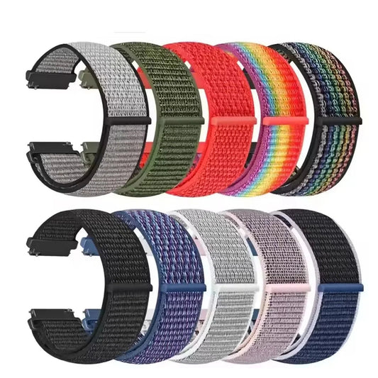 Motorola Moto Watch Nylon Sport Loop Band, 82 Colors — original band and real variant previews