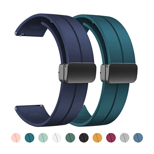 Polar Silicone Band with Folding Clasp — Color selection