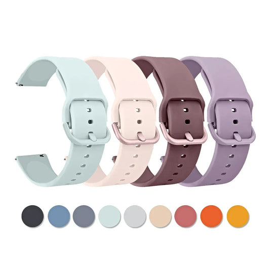 Polar Silicone Watch Band with Matching Buckle — Color selection
