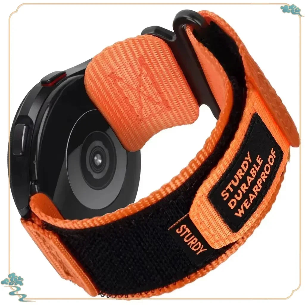 COROS Nylon Hook-and-Loop Band in Solid and Camo Colors – Orange