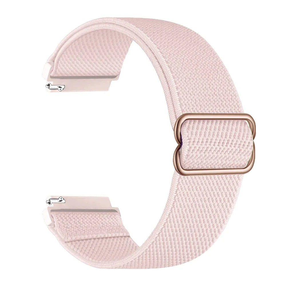 COROS Elastic Nylon Loop Band with Slider – Light Pink