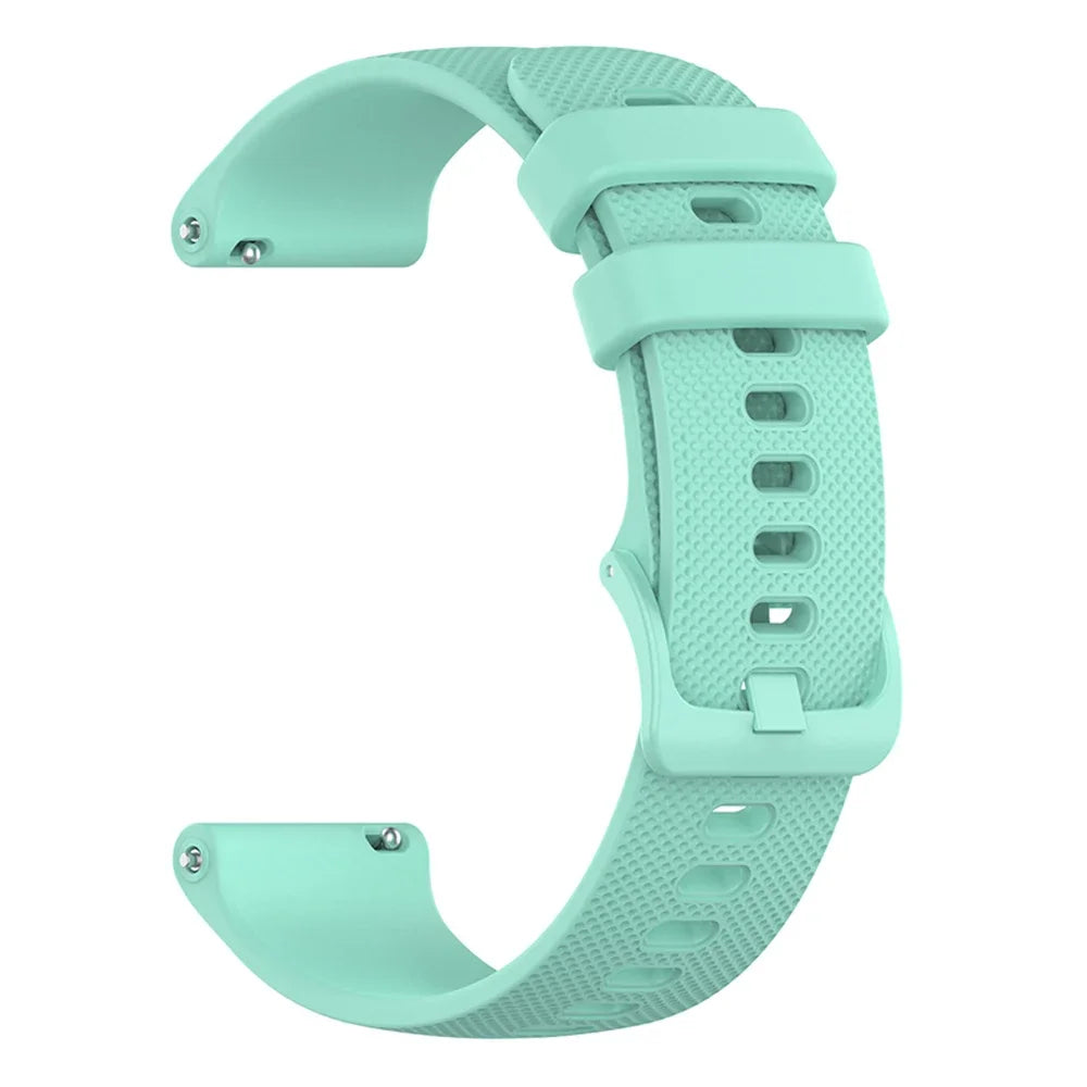 COROS Textured Silicone Band with Color and Buckle Options – Mint Green / Matching Buckle