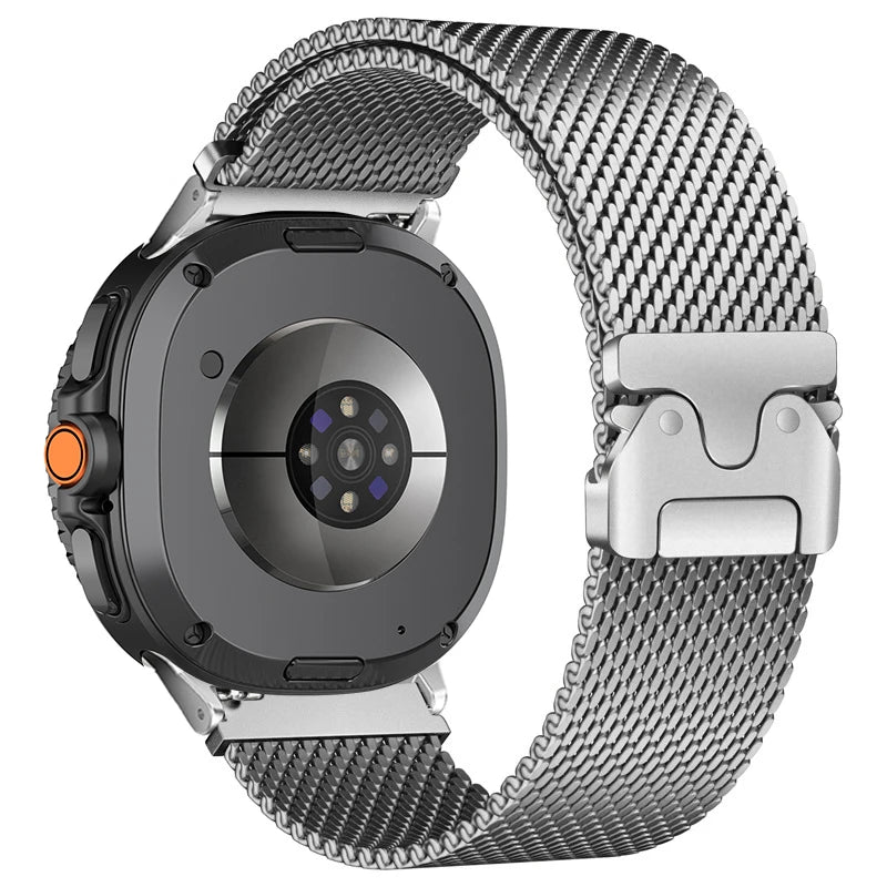 Galaxy Watch8, Watch8 Classic & Watch9 Milanese Clasp Band in Silver