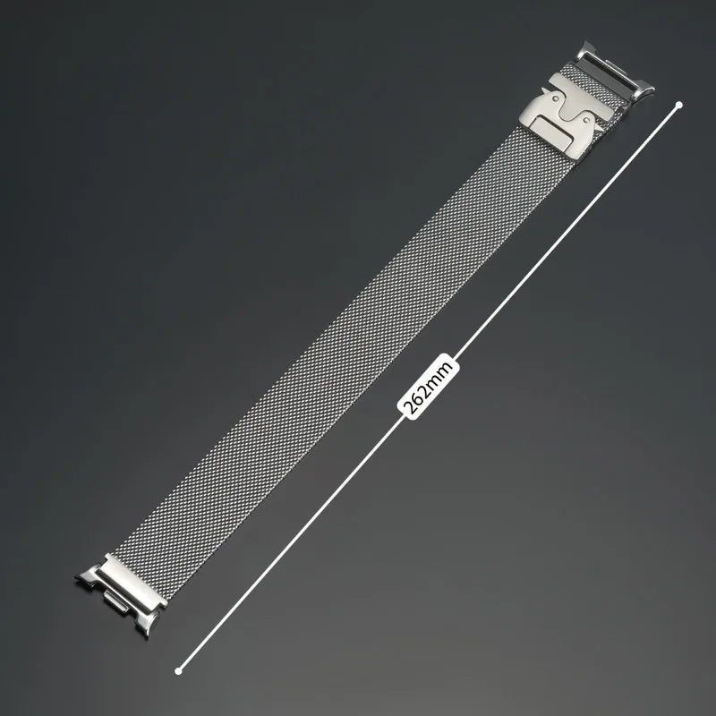Mesh strap length illustration