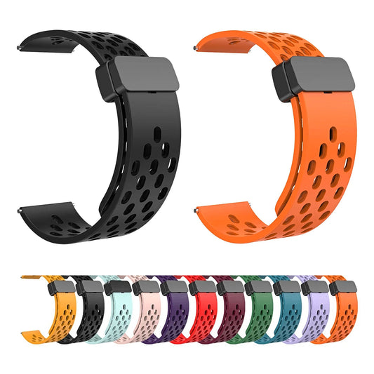 OnePlus Smartwatch Bands Silicone Magnetic Loop Strap Replacement in multiple colors and styles, showcasing adaptability and comfort.