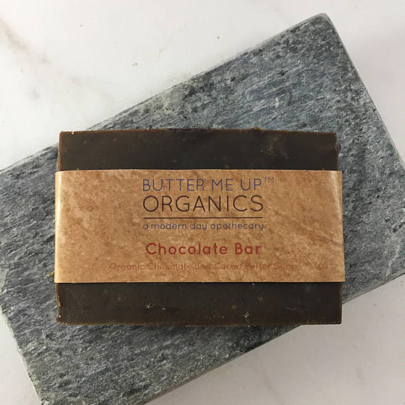 Organic Chocolate Shampoo And Body Bar With Cocoa Butter by White Smokey