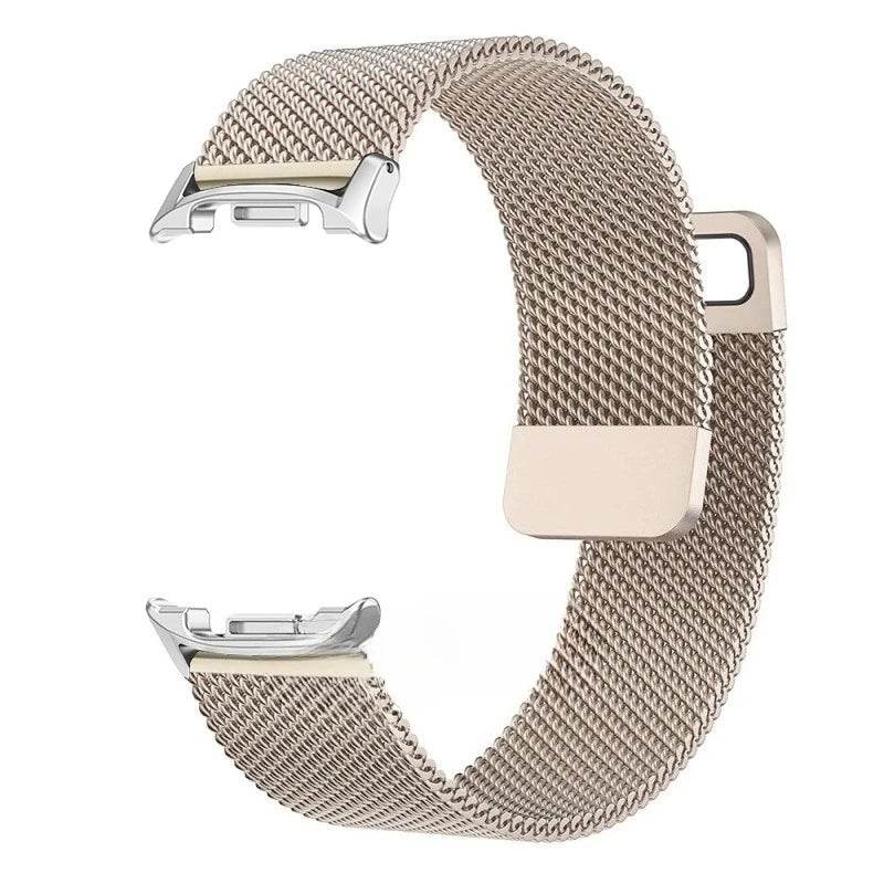 Magnetic Milanese Mesh Band in Champagne Gold for Samsung Galaxy Watch8, Watch8 Classic and Watch9
