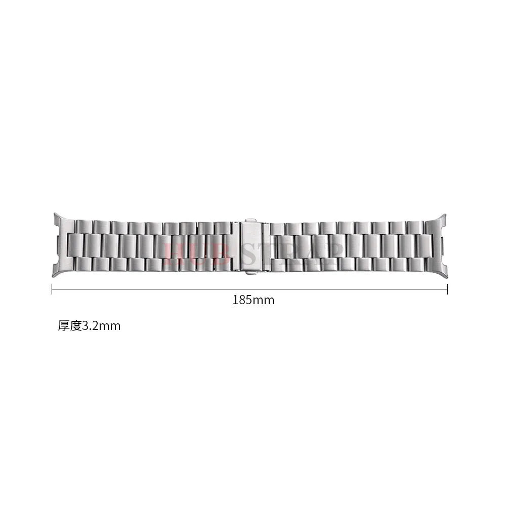Steel watch band dimension diagram for Samsung Galaxy Watch8, Watch8 Classic and Watch9